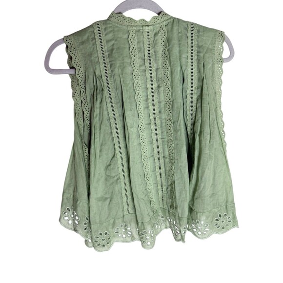 Farm Rio Green Sleeveless Top - Picture 2 of 5